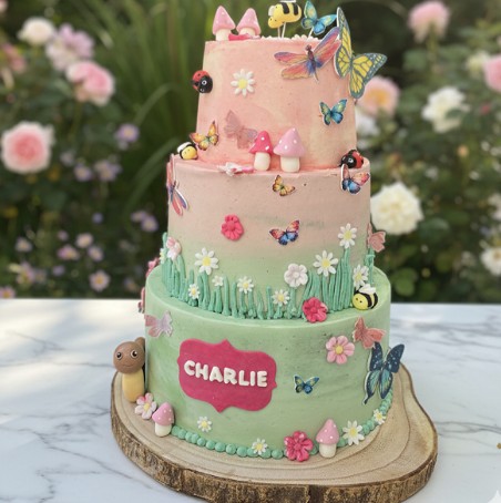 Gâteau thème papillon